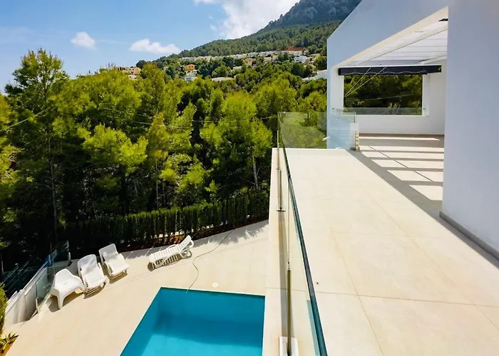 Calpe Villa Lujo Playa Piscina Jardin Barbacoa Ideal Familias Y Grupos